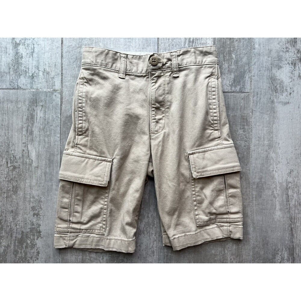 Gap Kids Toddler Boy Cargo Shorts Khaki Tan Cotton Summer 7 Slim Casual Everyday